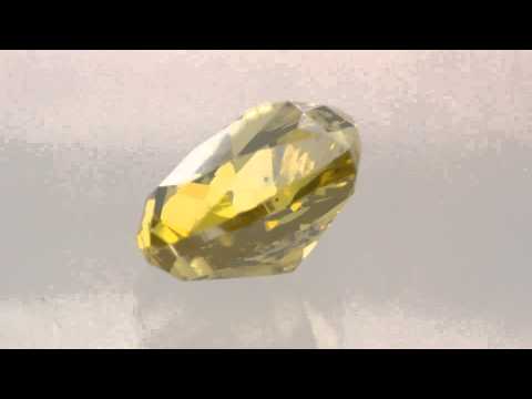0.48 ctw Canary Yellow Beautiful Heart Loose Diamond http://www.diamondzul.com