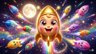Counting Rockets 1 to 10 🚀 | Numbers Song for Kids | Space Nursery Rhymes & Kids Songs