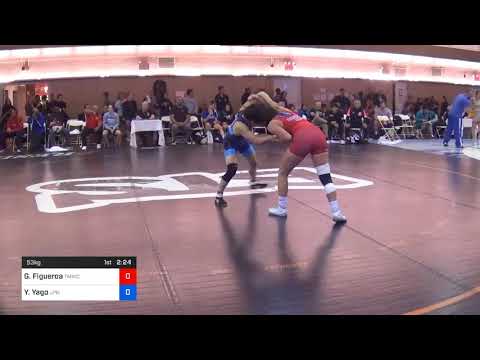 53 Kg Semifinal Gracie Figueroa Titan Mercury Wrestling Club Vs Yuka Yago Japan
