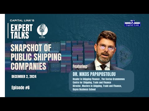 Expert Talks with Dr. Nikos Papapostolou on "Snapshot of Public Shipping Companies"