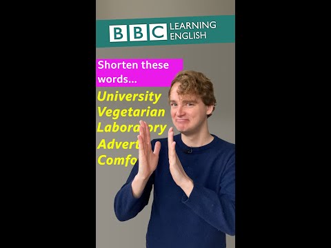 Shorten these words ... #shorts