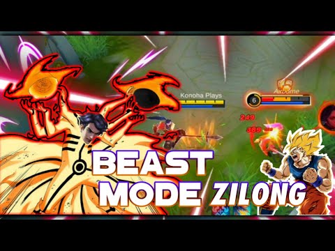 [ZILONG] NAGWALA SA MYTHIC RANK😂😂 | NO PUSH KILL ONLY - Mobile Legends Gameplay
