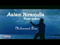 Aalam Niranjulla Cover Song|Neeyum Njaanum Movie|Muhammed Anas|