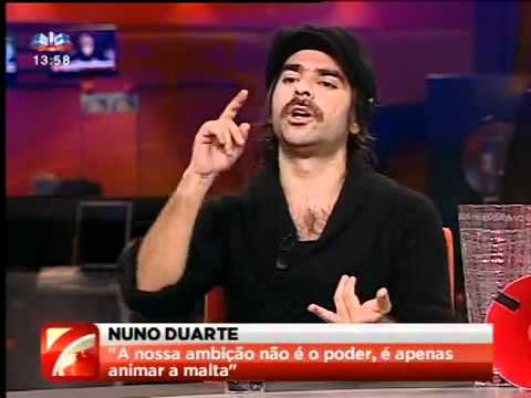 Homens da Luta no "Jornal da Uma" na SIC - Entrevista Jel (07/03/11) @ Festival da Canção 2011