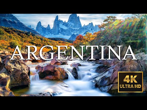 FLYING OVER ARGENTINA [4K Ultra HD] - Beautiful Nature Videos With Relaxing Music