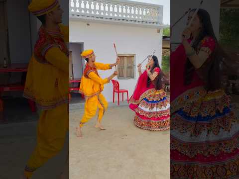 Uma or Rajesh ne khela garba 💃❤️ Navratri Special 😍 #shorts