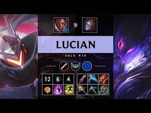Lucian Mid vs Orianna - EUW Challenger Patch 25.14