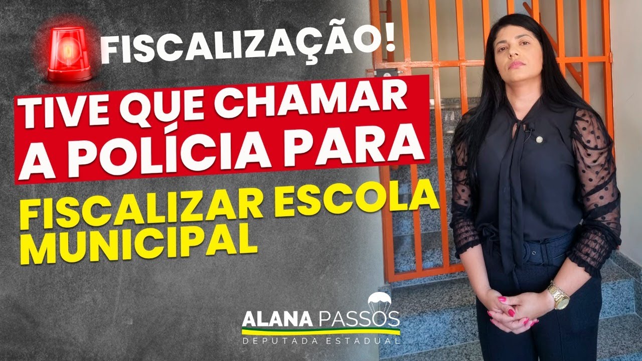 🚨 FISCALIZAÇÃO: ESCOLA EM QUEIMADOS!