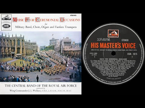 Music For Ceremonial Occasions - Walton, Elgar, Bliss (Central Band of the Royal Air Force) (vinyl)