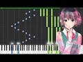 Kuzu No Honkai OP クズの本懐 OP Uso No Hibana Synthesia Piano Tutorial