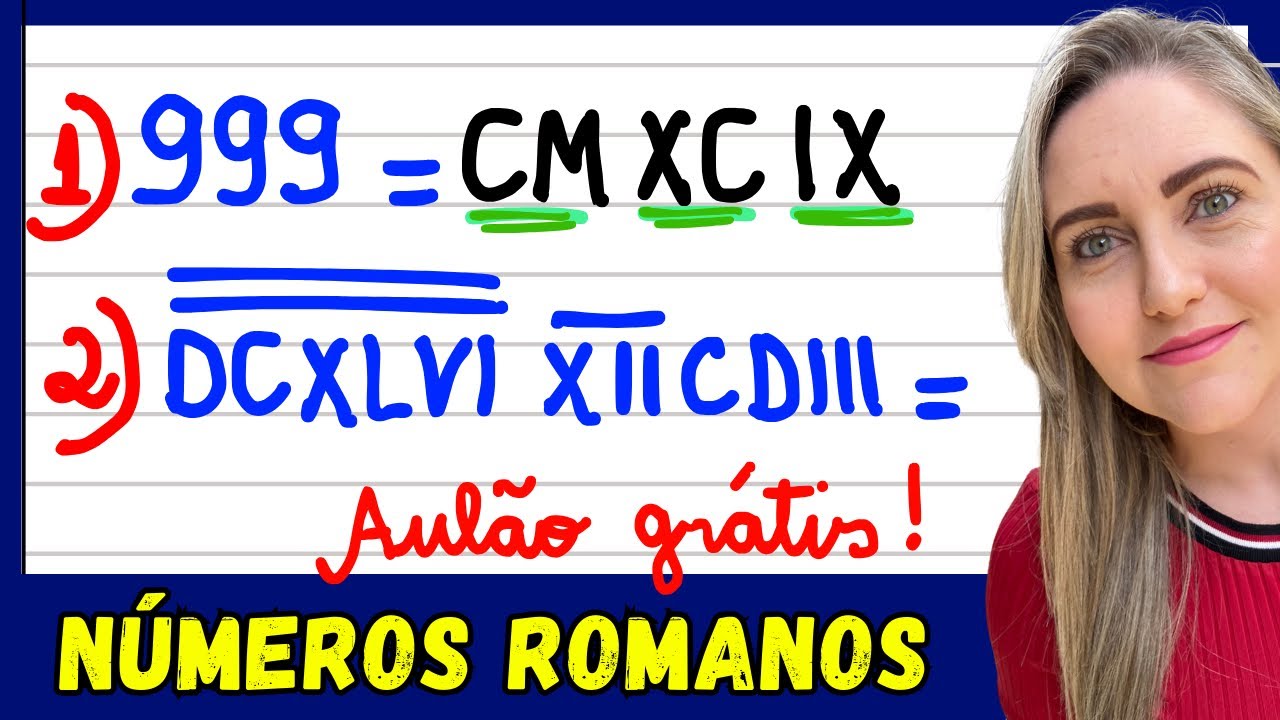 DE ONDE VEIO OS NÚMEROS? SISTEMA DE NUMERAÇÃO ROMANO! EXPLICAÇÃO DO CONTEÚDO ! NÚMEROS ROMANOS 🚀
