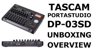 Video thumbnail for Tascam Digital Multitrack Portastudio DP-03SD Unboxing & Overview by Keep On Wrenching