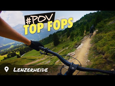 "Top Fops" Single Trail vom Piz Scalottas auf der Lenzerheide  // Tour de Suisse (#POV Raw Ride)