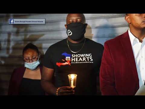 NYC Queens Vigil For Haiti