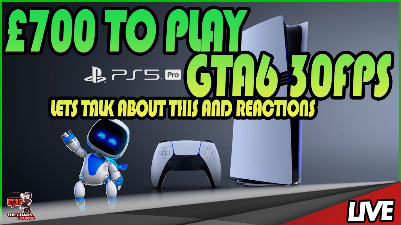 PS Pro Priced HIGHEST in UK and STILL runs GTA6 30fps? Astro Bot Flop and More!