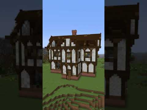 TUDOR HOUSE | Minecraft Timelapse #short