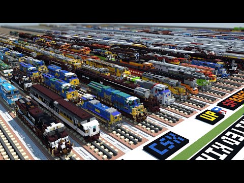 CraftyFoxe - 180 Minecraft American Train Collection 2021
