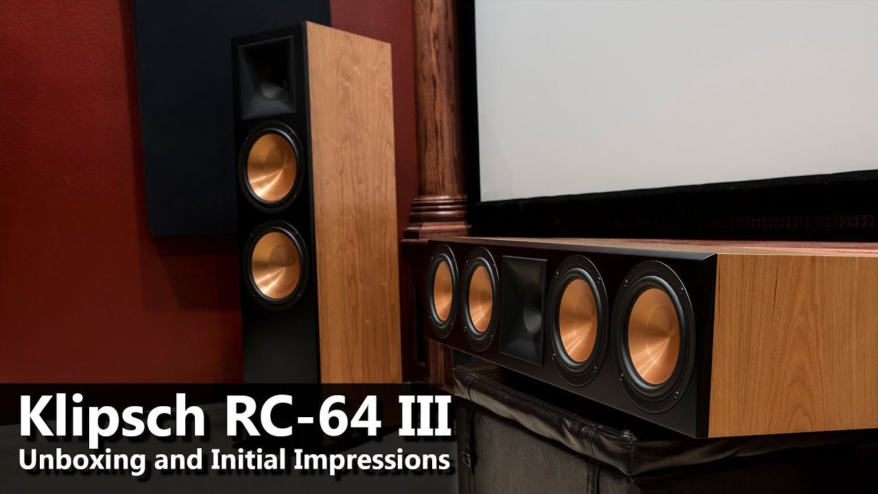 video Loa Center Klipsch RC 64 III Chính Hãng 0