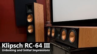 Video thumbnail for Klipsch RC-64 III Center Channel - Unboxing & Initial Impressions by Youthman | Obsessed Home Theater