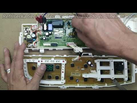Reparacion de Tarjeta Lavadora Samsung Falla no Bota el Agua | refriserka