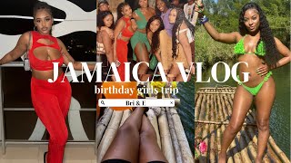JAMAICA TRAVEL VLOG | GIRLS TRIP | WE HAD A TIME! | RAFTING, TUBING , 2727, Pier 1 & MORE | BRI & E