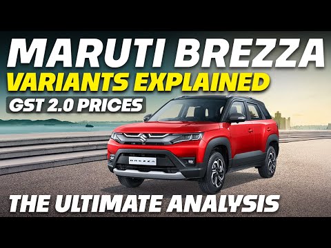 Maruti Brezza Variants Explained w/ GST 2.0 Prices | LXI, VXI, ZXI, ZXI+ | The Ultimate Analysis