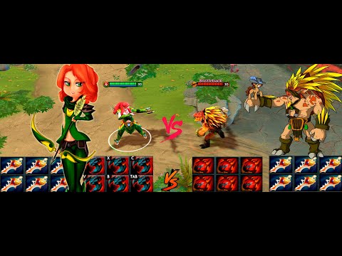 Windranger puts Bristleback to the test. Windranger 1 vs 1 Bristleback