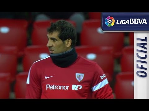 Calentamiento del Athletic Club