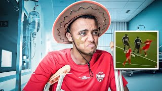 اصابتي وخروجي من المباراة الخيرية (فضحت العرب????)