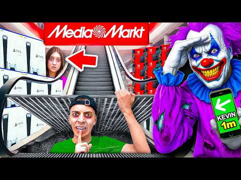 HORROR CLOWNS BETRÜGEN bei XXL Hide and Seek im MEDIA MARKT! 😭🤡