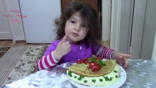 Kahvaltılık Patatesli kaşarlı omlet tarifi - kahvaltılık tarifler