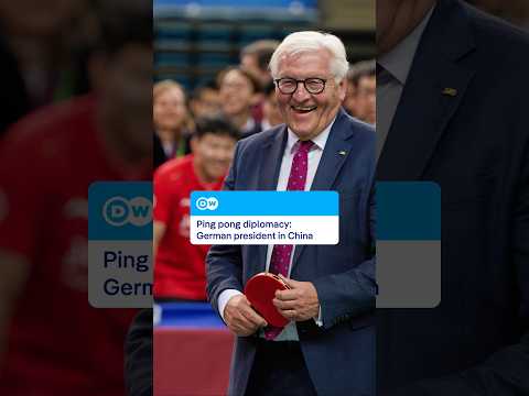 Ping-pong diplomacy: German President in China | DW News