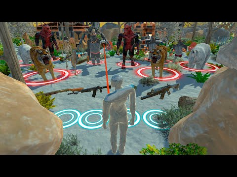 🔥FPS SURVIVE IN CITY FOR 300 SECONDS - Animal Revolt Battle Simulator!