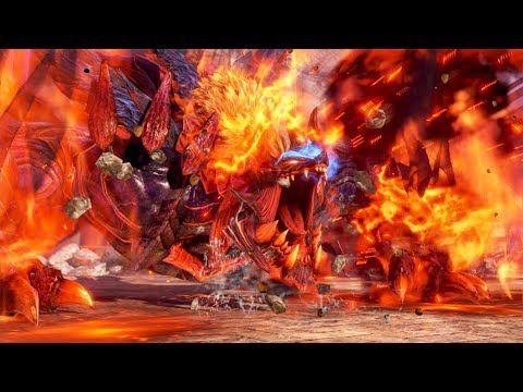 God Eater 3 Ash Storm Anubis Boss fight