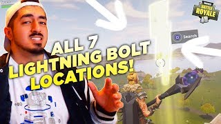 WHERE TO FIND ALL 7 FLOATING LIGHTNING BOLTS in Fortnite Battle Royale! (Season 5 Challenge)