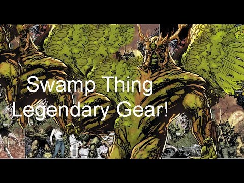 I GOT  SWAMP THING LEGENDARY GEAR !! - injustice 2 legendary gear gameplay