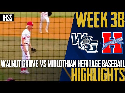 Midlothian Heritage Walks Off Walnut Grove 2-1 in 5A-D2 Baseball