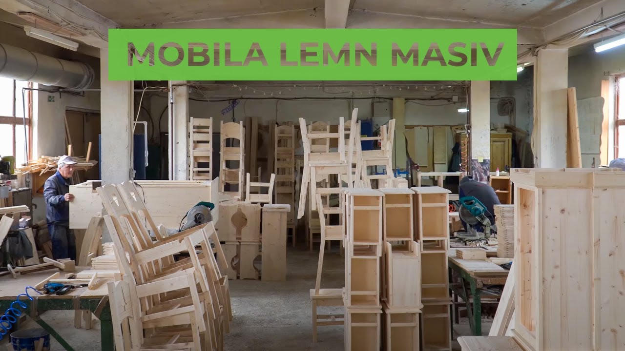 Fabrica de Mobilier din Lemn Masiv dotata cu Router CNC