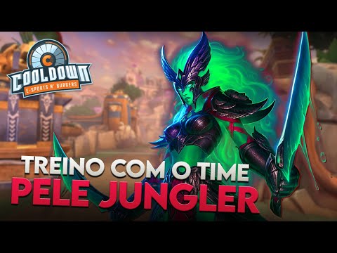 PELE JUNGLE, TREINO COM O TIME - ⚡ Smite BR Conquista Scrim