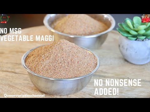 ✅Homemade Vegetable Seasoning POWDER !The BEST Homemade VEGETAble Spice Mix | D.I.Y Maggi Powder
