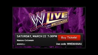 Samster's Random Vlogs: Vlog4: WWE Road to Wrestlemania + Canz