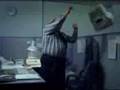 Office Stress Throwing Computer