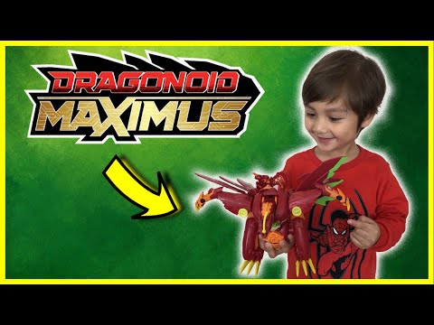 🐉 Unboxing Magic: 4-Year-Old Reviews Bakugan Dragonoid Maximus Toy! Epic Playtime & Review! 🌟