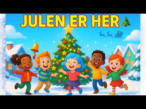 👉 Julen er her 🎄 | Norsk julesang for barn 👧👦 | Syng med og dans!