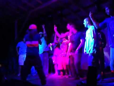 Akil the MC (of Jurassic 5) at RhinoFest Music Festival 2011.  Locals Freestyle Throwdown.