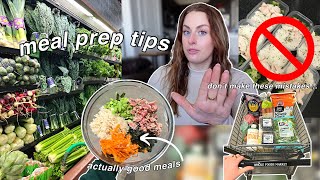 MEAL PREP tips & tricks YOU NEED TO KNOW (beginner friendly 