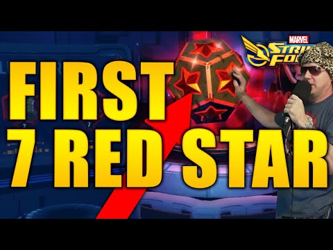 My First 7 Red Star - 965 Days Played - MARVEL Strike Force - MSF