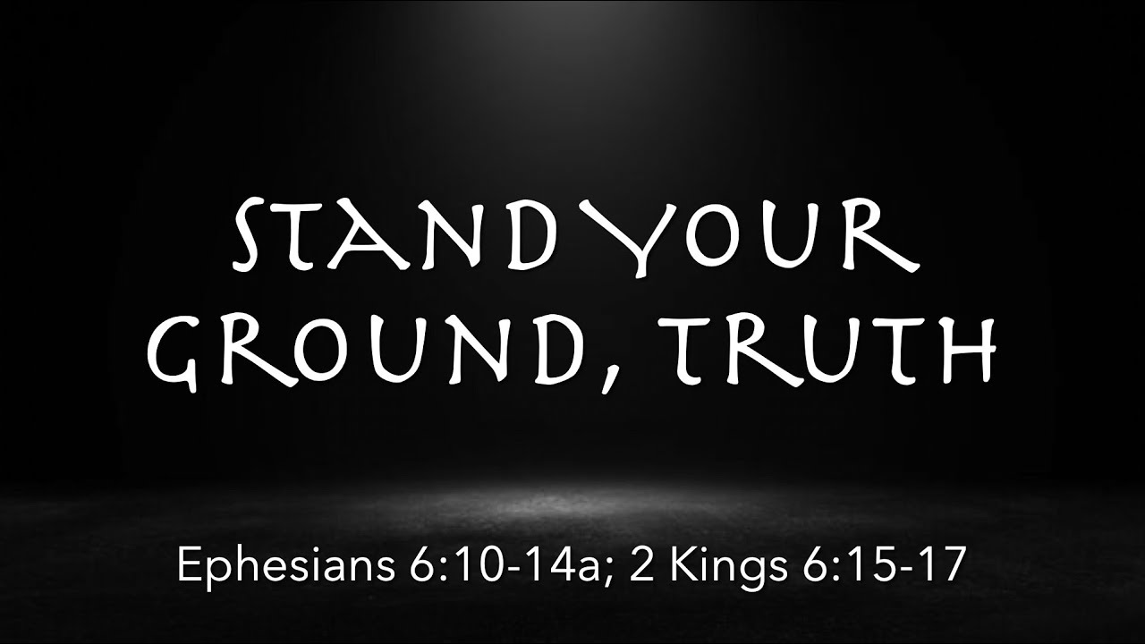 Ephesians 6:10-14a | Stand Your Ground, Truth | You're Rich & Home Series | Pastor James Parks