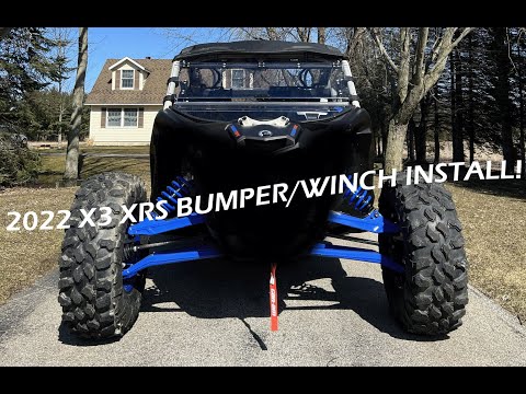 Josh gets a new front bumper and winch for his 2022 X3 XRS!!