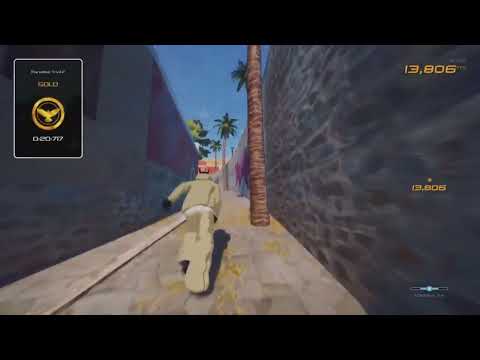 day 1 of getting gold on every time trial sunset paradise 1 and 2